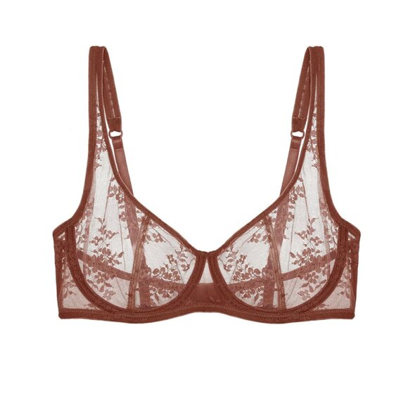 NWT Journelle Romy Demi Bra. Size 34B. Color Pecan - Picture 1 of 8